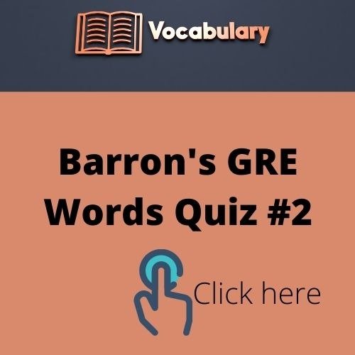 Barron's GRE Words (2)