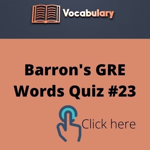 Barron's GRE Words (23)