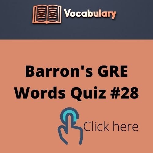 Barron's GRE Words (28)