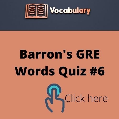 Barron's GRE Words (6)